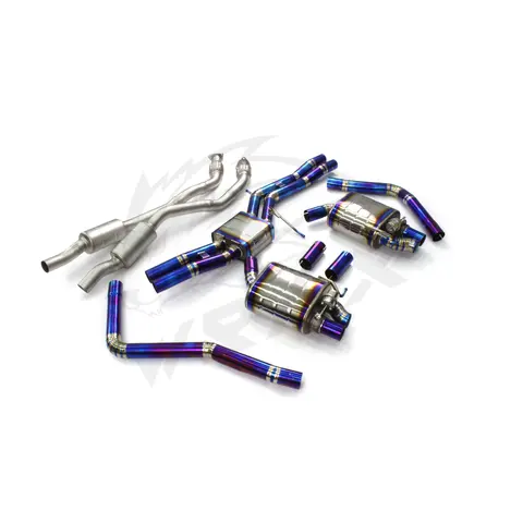 Audi S6 S7 RS6 RS7 Catback 고성능 배기 시스템 테일 성능 머플러 내열성 용 WRAX 티타늄 배기 장치