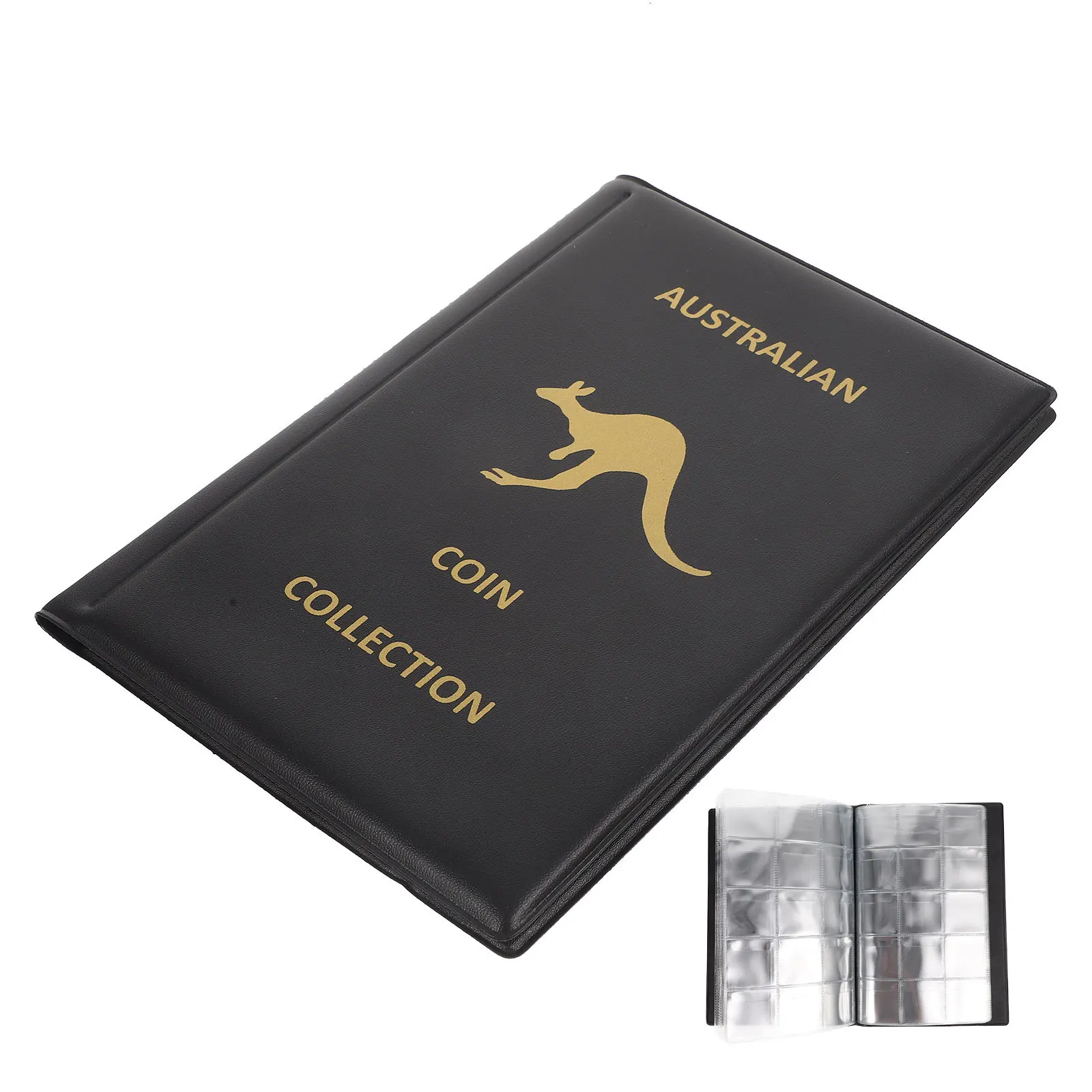 Album Book Portable Holder Transparent Classic Coin Book Pages Coin Storage Organizer