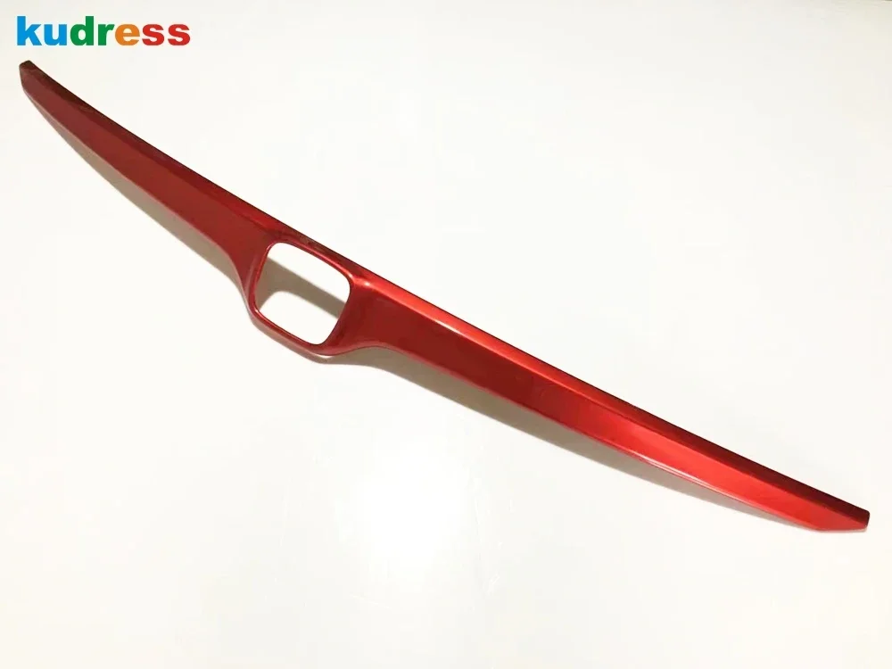 

Для Honda CRV CR-V 2017 2018 2019 2020 2021 2022, углеродное волокно, задняя крышка багажника автомобиля, накладка на заднюю дверь, литая полоса, аксессуары