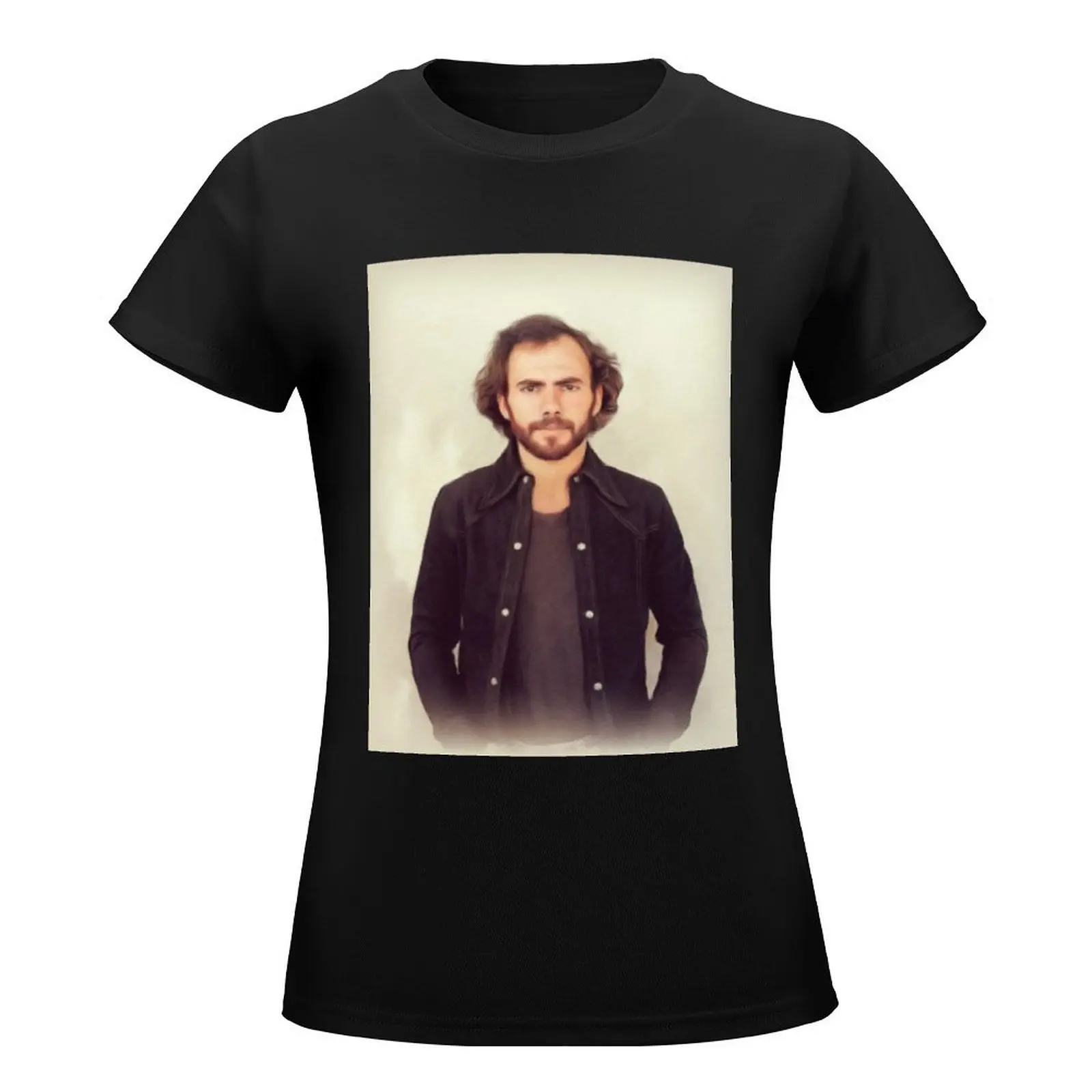 Steve Goodman, Music Legend T-Shirt Short sleeve tee customs new edition Women clothing