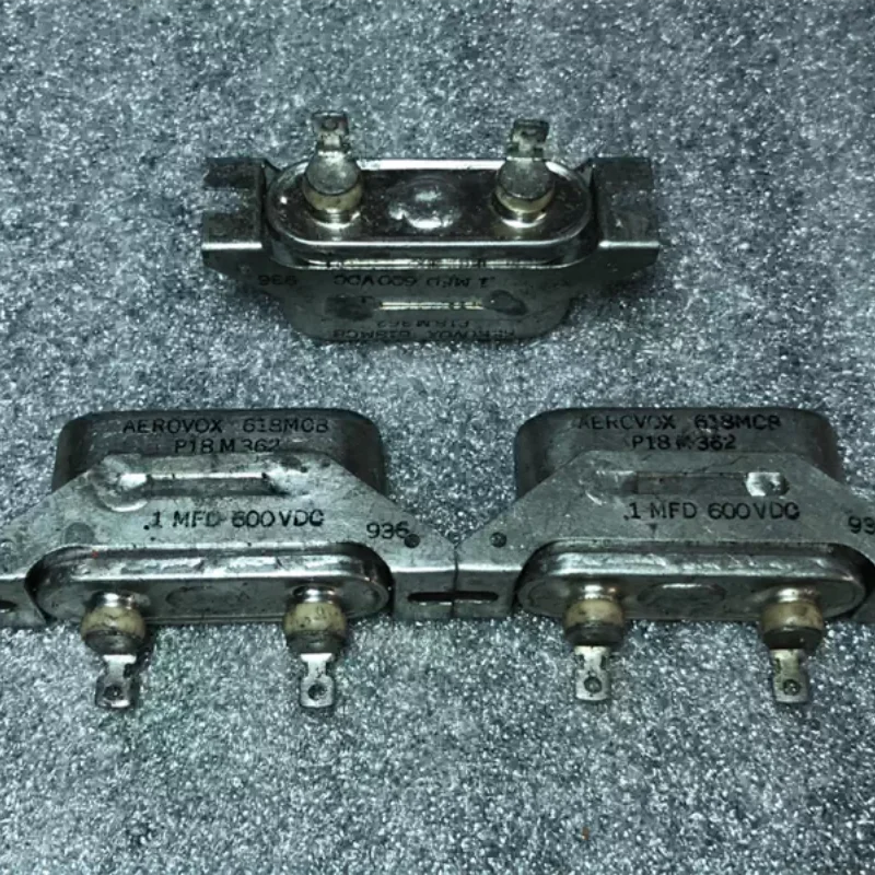 Antique American AEROVOX 0.1UF 600V copper shell gallbladder machine coupled with oil immersed infinite capacitor