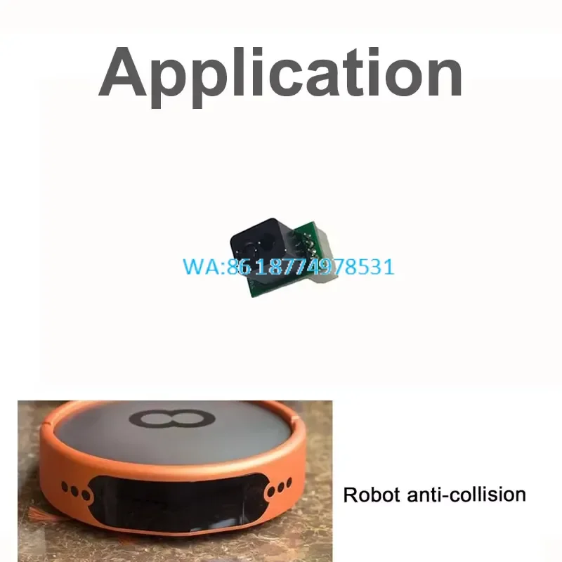 Wmwmnu for DTOF Distance Measuring Sensor 7m Wifi Sweeping Robot Eye-Safe Ranging Module