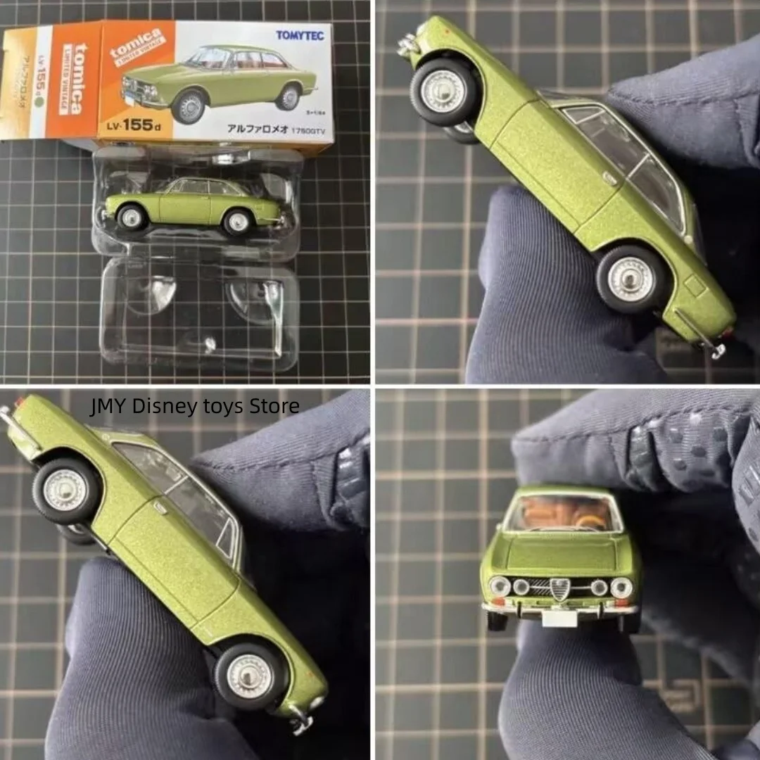 Takara Tomy Tomytec Tomica Limited Vintage Tlv 155d Alfa Romeo 1750 Gtv Alloy Die Casting Metal Vehicle Model Birthday Gift