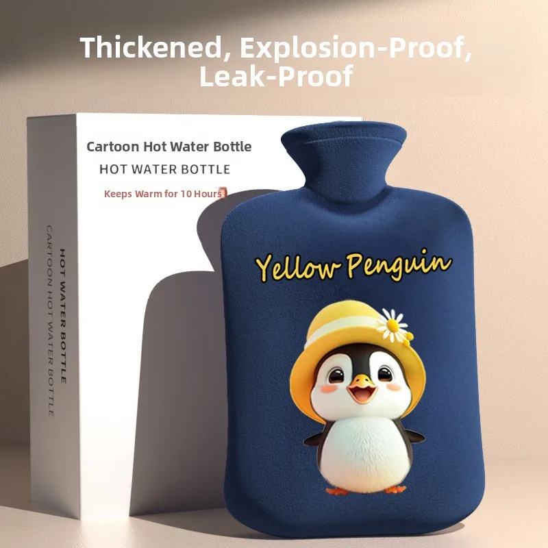 Thickened Hot Water Bottle for Women Hand And Foot Warmth Stomach Heating Cute Girls Bed Warm Water Bag Explosive Proof