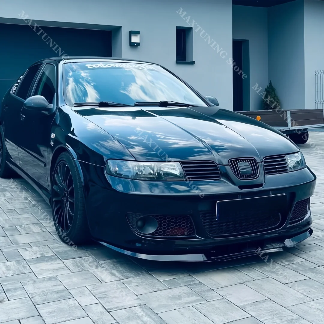 ABS Front Bumper Lip Splitter Spoiler Diffuser For Seat Leon Cupra R MK1 2000 2001 2002 2003 2004 2005 Exterior Tuning Protector