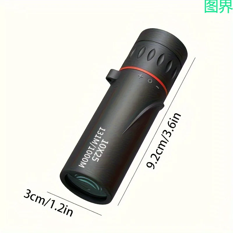 2000x25 HD Monocular Telescope, Mini Portable Monocular with Smartphone Holder for Outdoor Bird Watching Camping Travel Sightsee