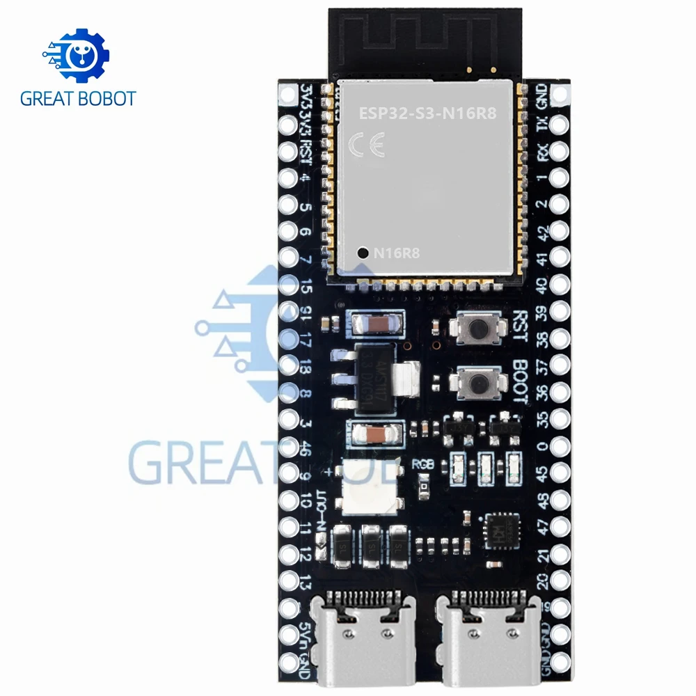 ESP32-S3-Dev-KitC-1 ESP32-S3 WiFi Bluetooth kompatybilny BLE 5.0 Mesh Płytka Rozwojowa ESP32 Moduł Bezprzewodowy dla — zdjęcie produktu 4