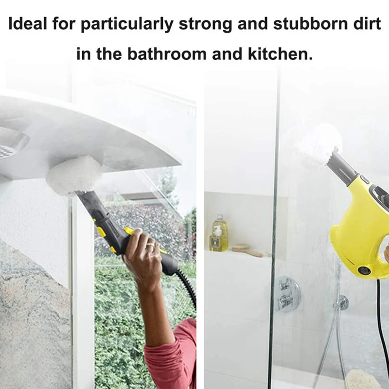 손 깍지 테리 천 커버, 손 도구, Karcher 스팀 청소기 SC 2, SC 3, SC 4, SC 5 용, 8 팩