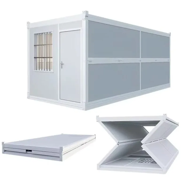 TOPPRE High Quality Foldable Office Modular Low Cost Housing Folding Prefabricated Homes 20ft Prefab House Cheap Container House