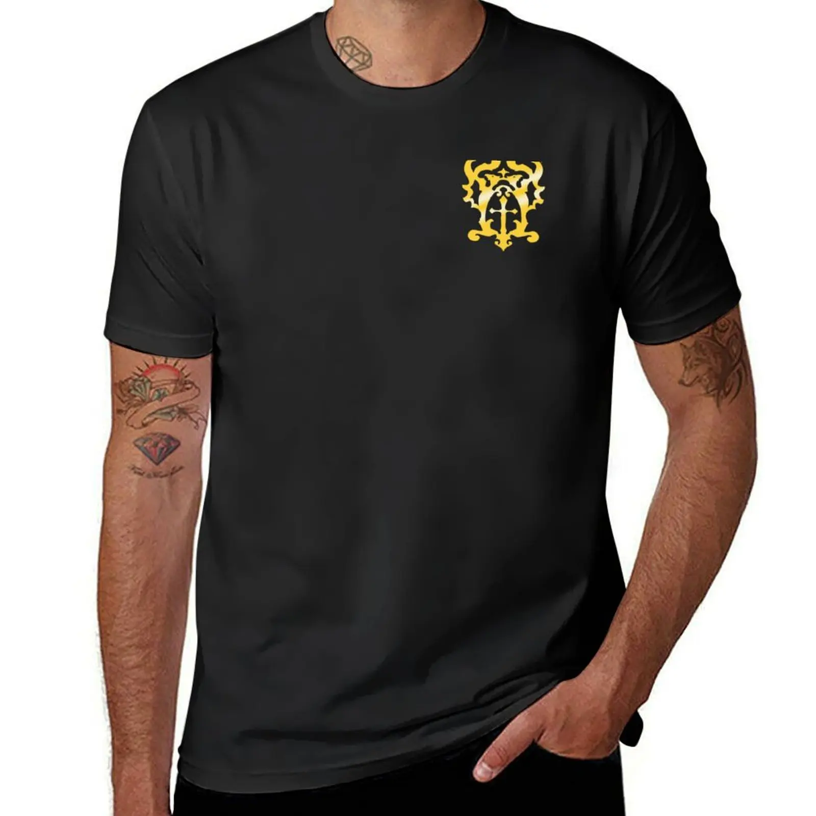 

Castlevania Belmont Crest Left Chest Logo T-Shirt tees plus sizes Men's clothing