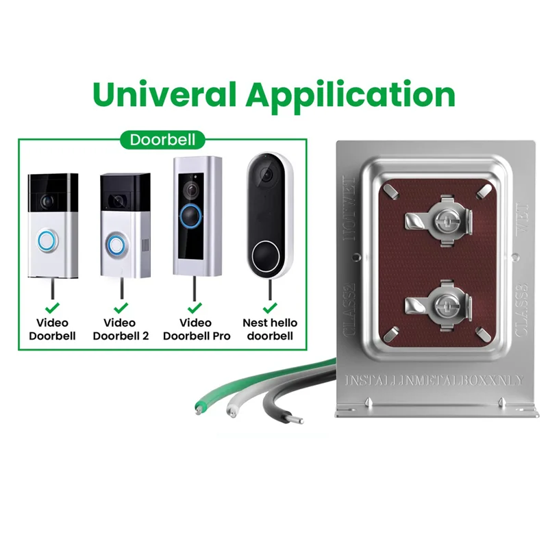 KYCOR-Doorbell Transformer 24V 40VA For Ring Video Doorbells, Hardwired Door Chime Transformer Power Supply