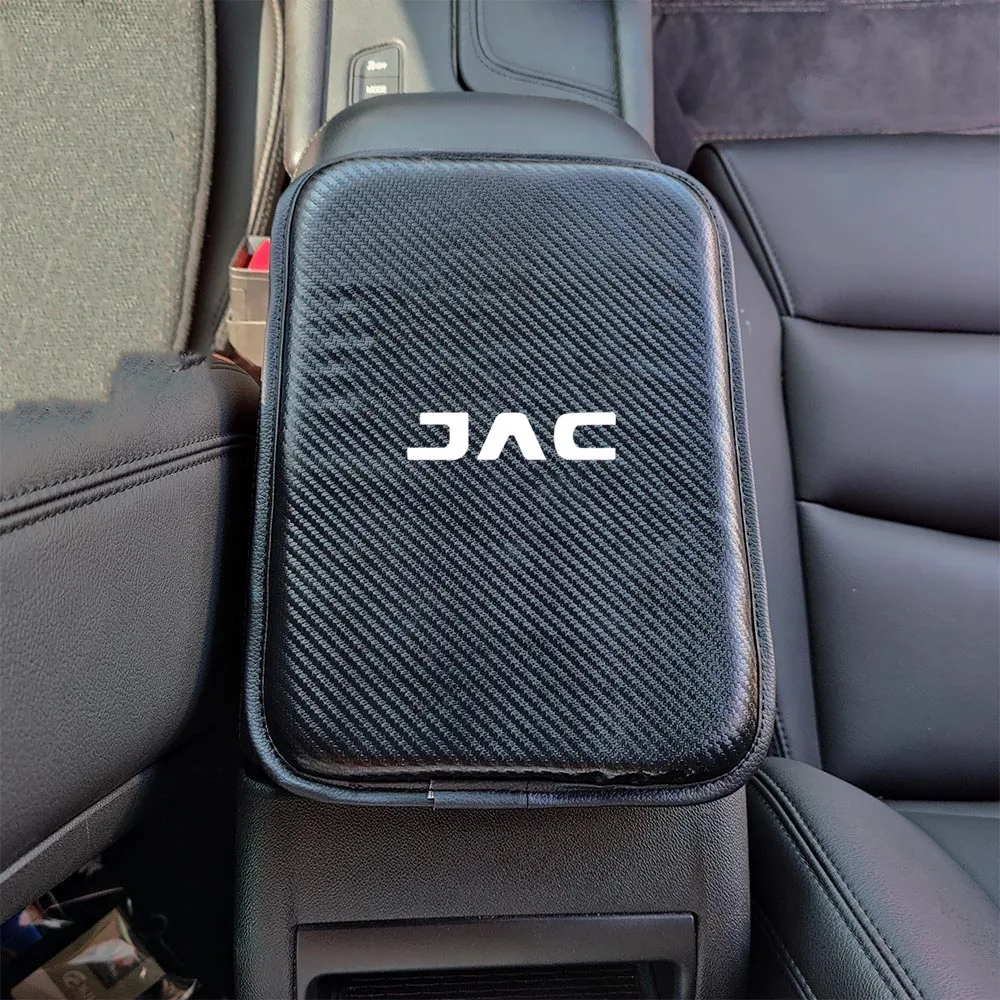 Car Armrests Storage Box Cover Pad For JAC S2 S3 S4 S5 Vapour T6 T8 X4 X7 X8 A5 R3 iEVS4 iEV7 iC5 QX Refine J3 J4 J7 JS3 JS4 KR1