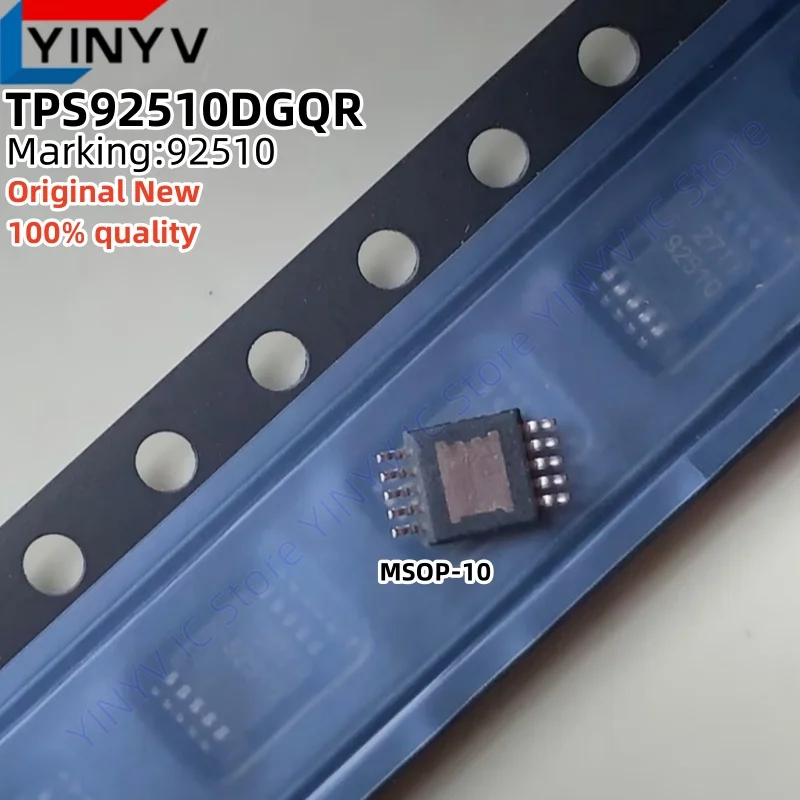 5Pcs TPS92510DGQR 92510 MSOP-10 TPS92510DGQ TPS92510 Converter for High-Brightness LEDs with Integrated LED Thermal Foldback New