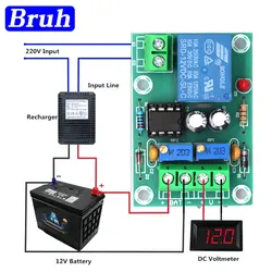 XH-M601 Intelligent Charger Power Control Panel Automatic Charging Power 12V Battery Charging Control Board For Diy Kit
