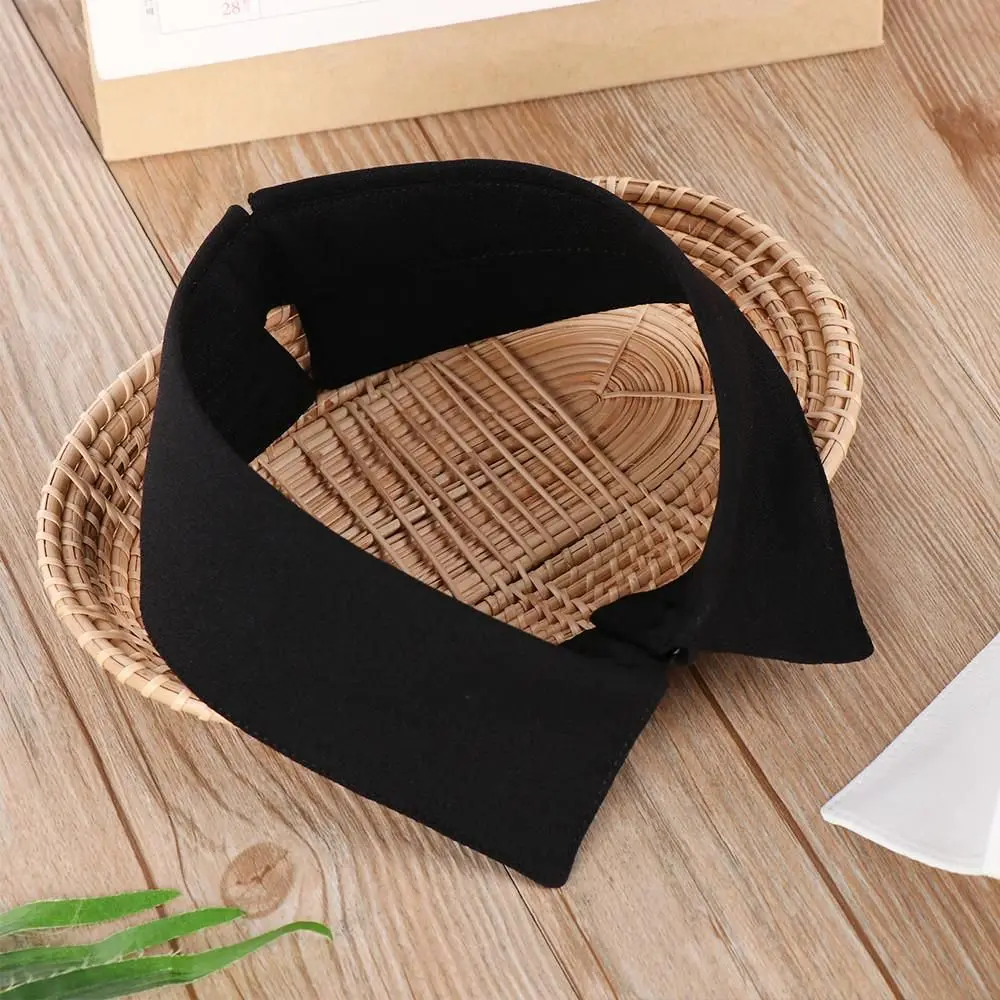 Women Men Detachable Lapel Cotton Blouse False Collar Shirt Fake Collar Clothes Accessories Classic
