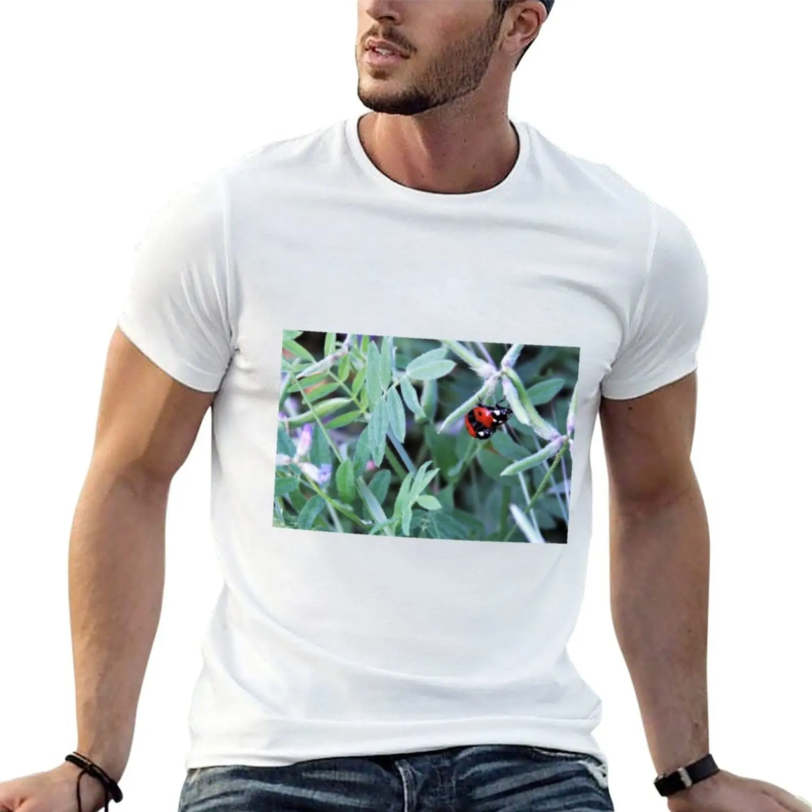 

Lady Bug T-Shirt cotton t shirts high quality t shirts for man slim fit man t shirts for men T-shirt