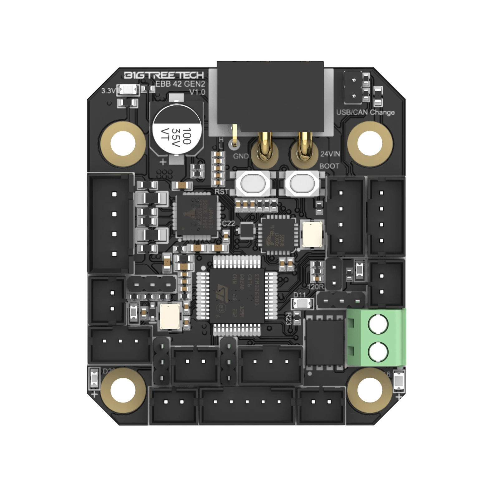 BTT EBB36 EBB42 KAN Adapter Board Ondersteuning Canbus En Usb PT100 Onboard TMC2209 Driver Voor Raspberry Pi Blv Ender 3 3D Printer
