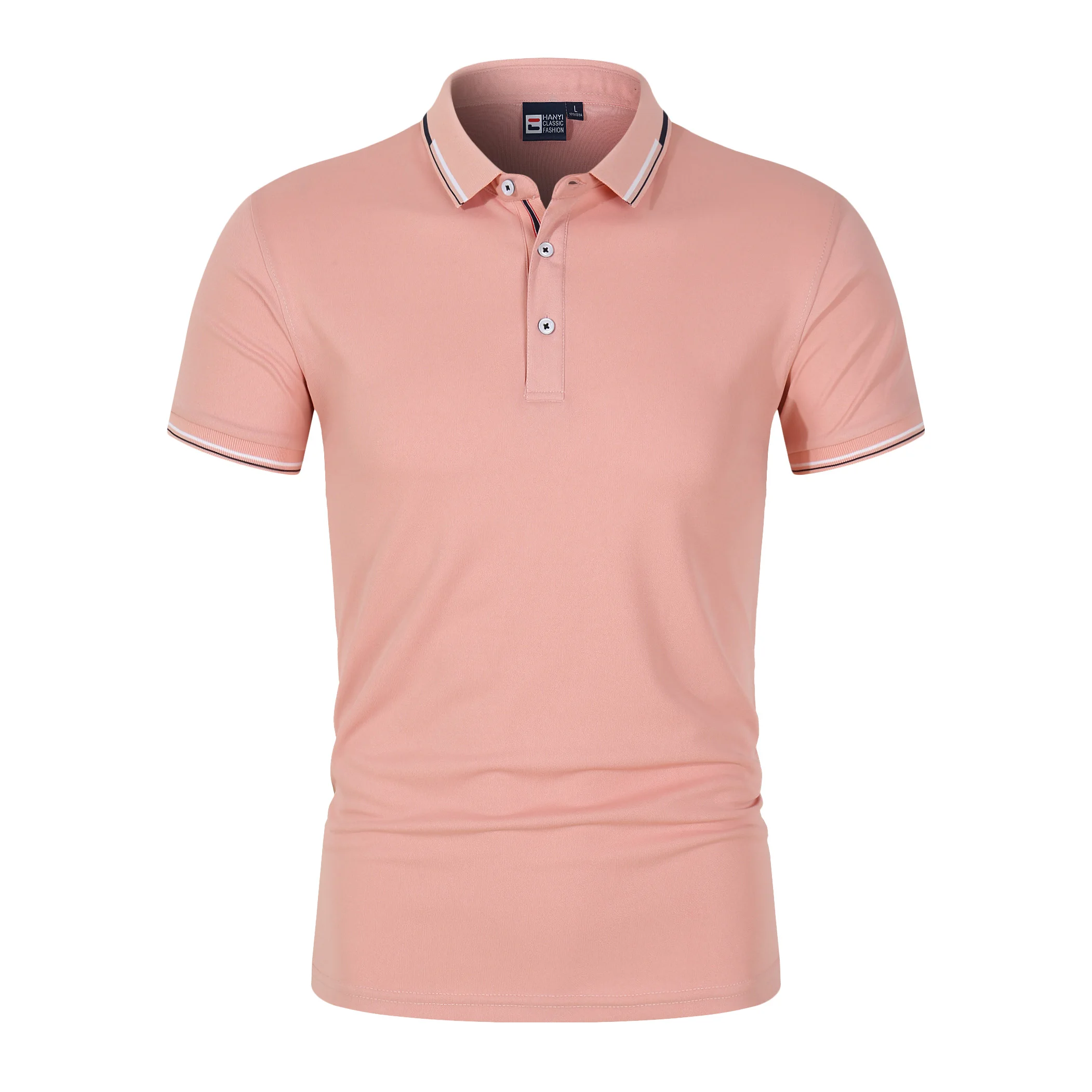 2025 Summer New Men's Lapel Anti- Polo Shirt printing Short Sleeve Casual Business Fashion Slim Fit Polo Shirt for Men image 2