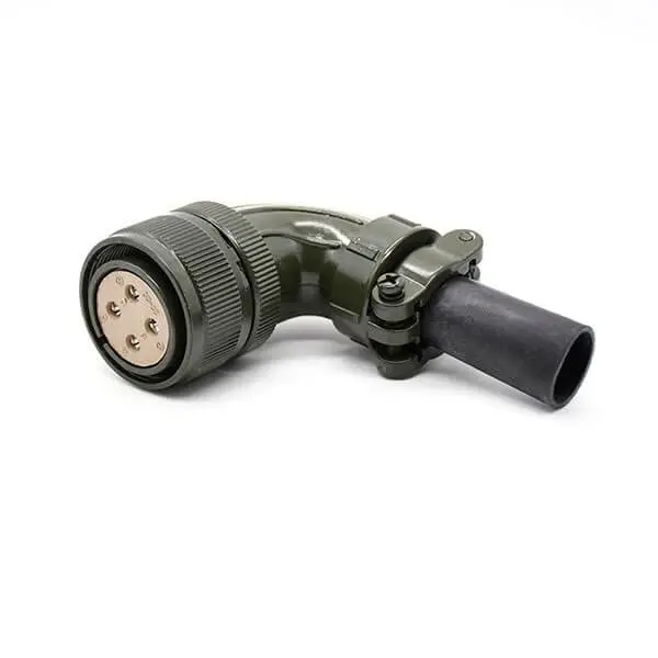  Military Spec Connectors MS3108A22-22S Right Angle Copper Alloy Contact 4 Pin Female Plug Cable 5015 Mount Connector