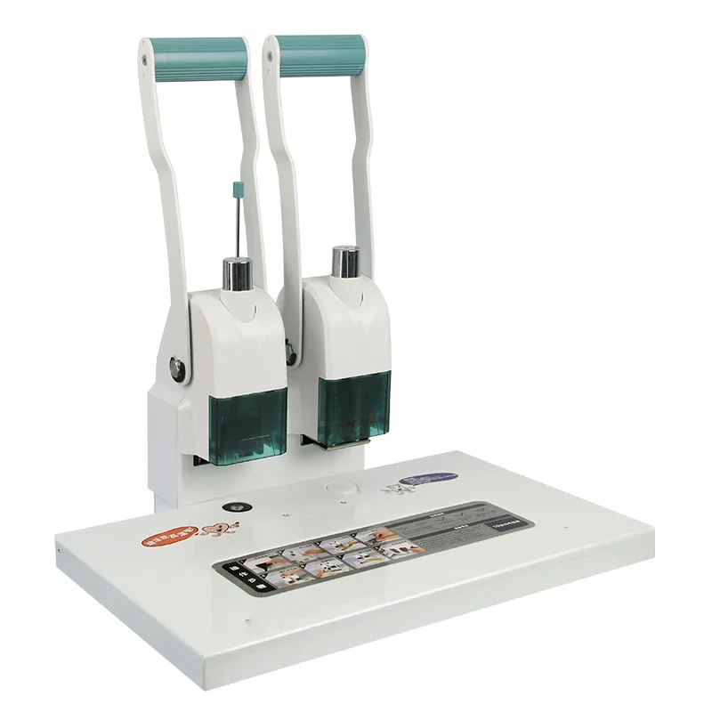 Upgrade BD-1S Text Riveting Pipe File Binding Machine Manual Punching Finishing Machine Hot Melt Riveting Machine Punching Machi