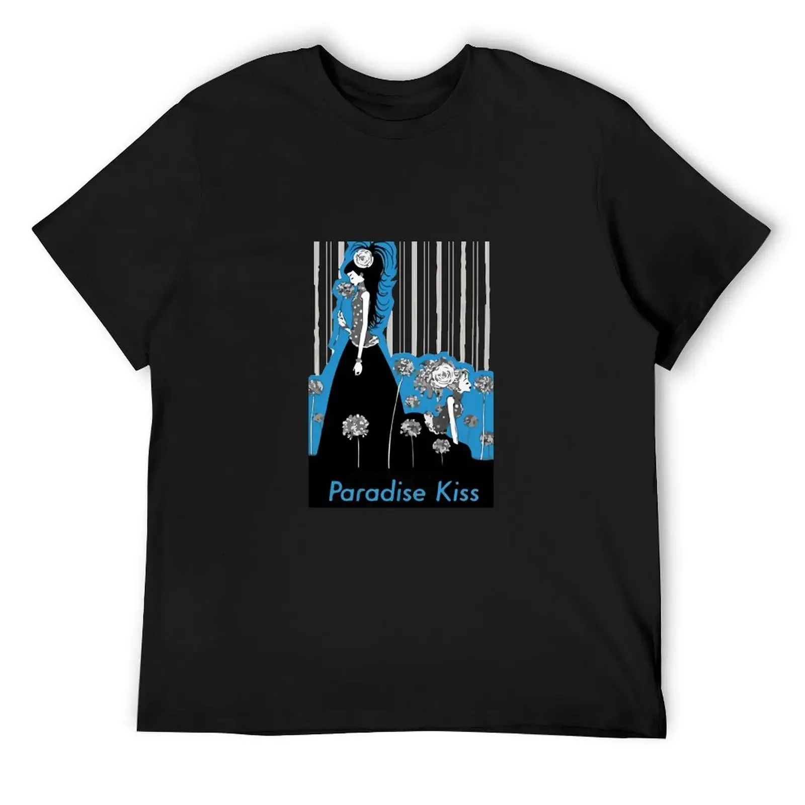 

Blue paradise T-Shirt Anime t-shirt custom shirt blue archive men workout shirt