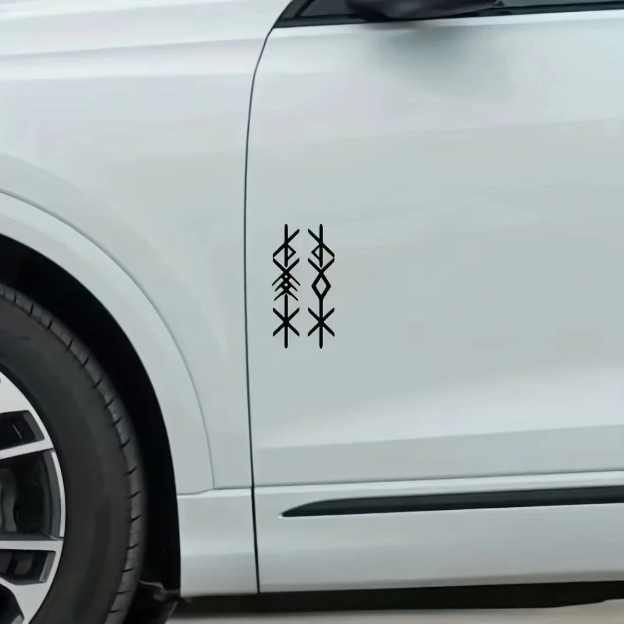 Viking Rune Symbol Waterproof Vinyl Car Sticker Protective Talisman Decal Motorcycle Truck SUV Window Door Laptop Bumper Decor