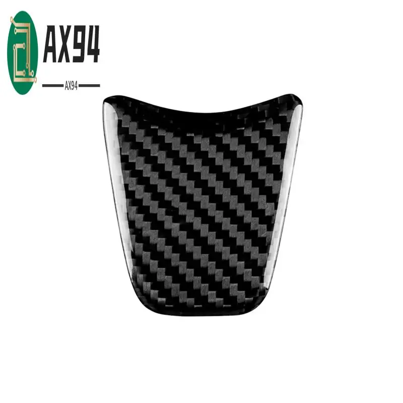 

AX94-Real Hard Carbon Fiber Sticker Car Steering Wheel Cover Trim Accessories For Fiat 500 Abarth 595 2012 2013 2014 2015