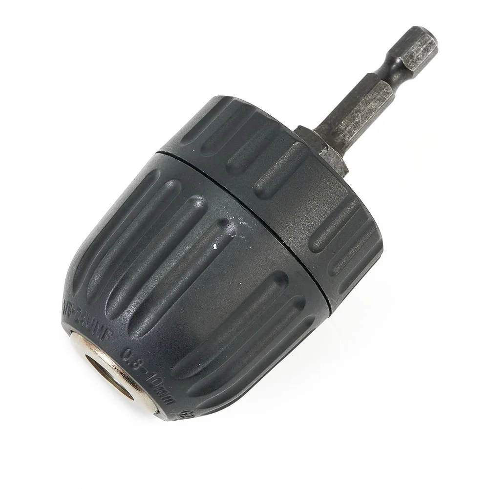 Broca de adaptador de 0,8-10mm, convertidor de cambio de broca, hexagonal funcional sin llave, práctico, el más nuevo, gran oferta