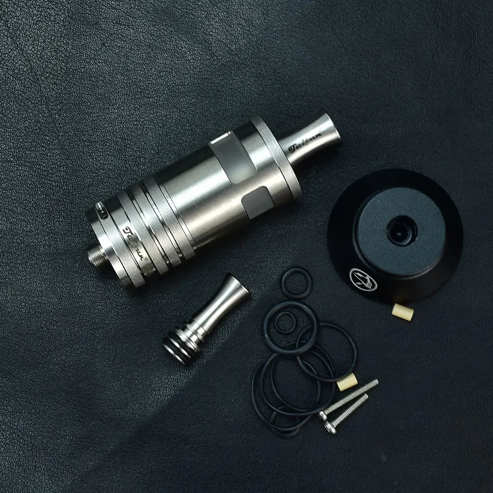 

Wolfcoolvape 23 мм Taifun GSL GTR RTA Распылитель Vape 2,5 мл Восстанавливаемый резервуар 316SS с капельным наконечником 510 VS Flash e-Vapor V4.5S+