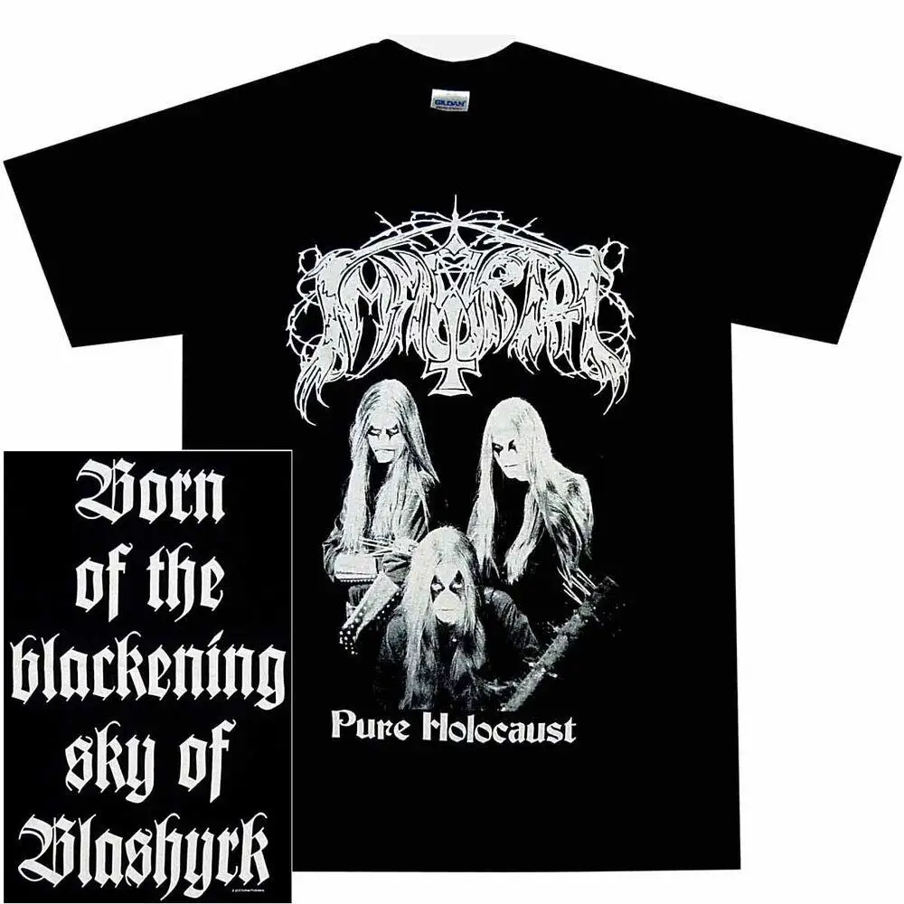 Immortal Pure Holocaust Shirt S-XXL Black Metal Tshirt Official Band T-Shirt