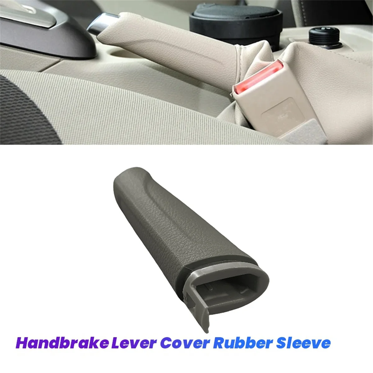 # غطاء رافعة فرملة اليد للسيارة 975N غطاء مطاطي لفرامل اليد لفورد كما هو موضح (بلاستيك + غراء) #5