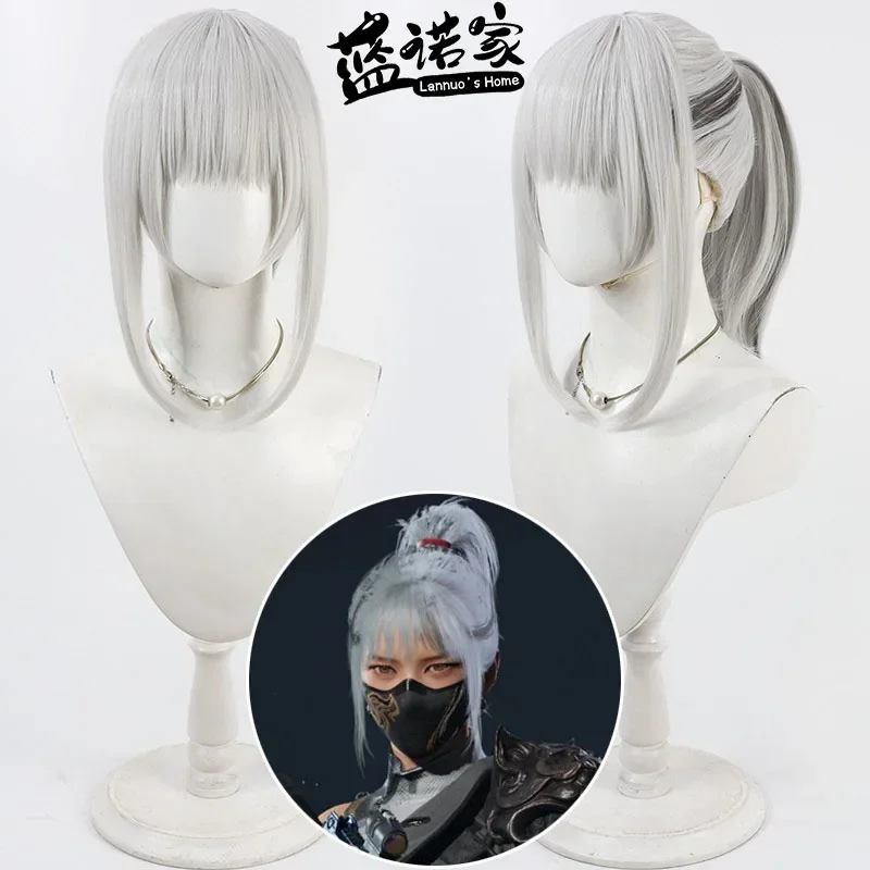 Delta Force Hackclaw Cosplay Wig Halloween Party Prop Synthetic Hair Heat Resistant Fiber + Wig Cap