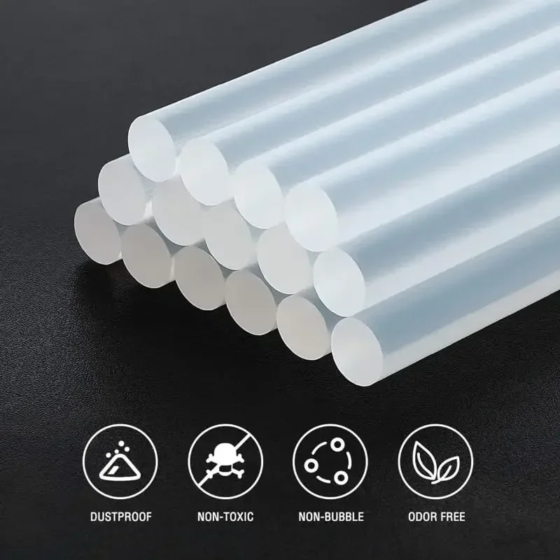Transparenter Heißklebestift 7mm / 11mm Stark Haftend für Heimwerker DIY-Werkzeuge Elektrische Klebepistole Bastelalbum Reparatur-Sets Großhandel – Detail 12