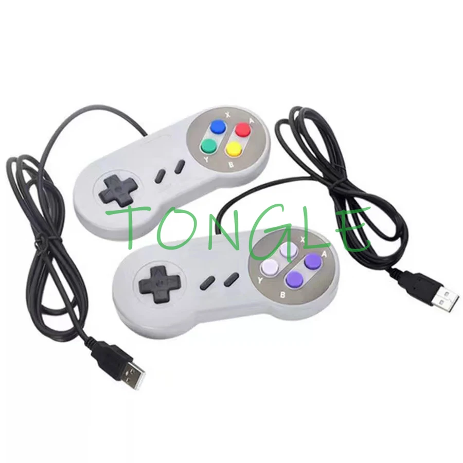 USB Retro Gaming Joystick, Wired Controller, Linux SNES Game, PC, NESPi, RetroPie, Windows, Raspberry Pi, 2PCs