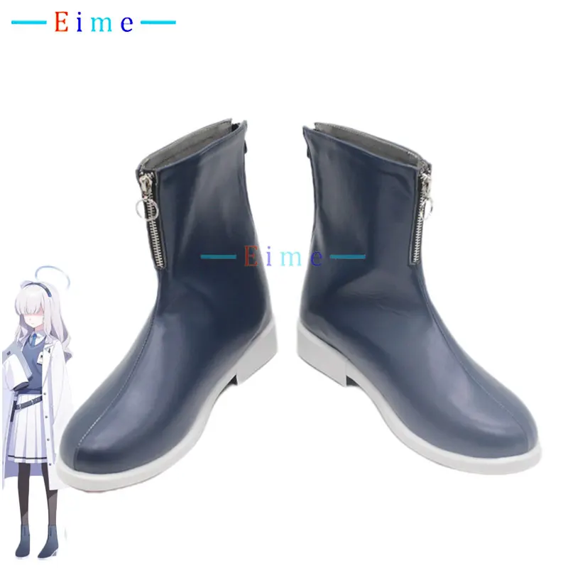 

Game Blue Archive Student Council Cosplay Shoes Anime Accessories Cosplay Props PU Shoes Halloween Carnival Boots Custom Made