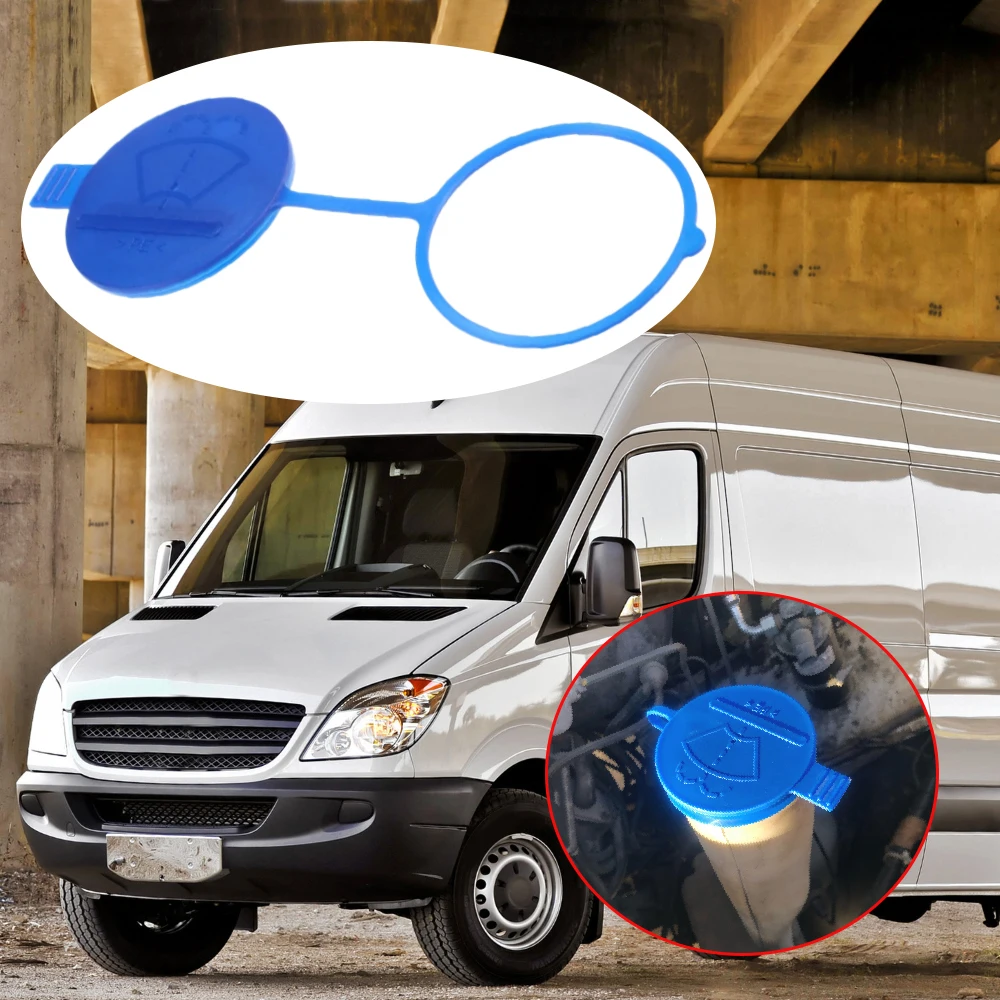 Car Windshield Wiper Washer Fluid Reservoir Cap Water Tank Bottle Lid for Mercedes-Benz Sprinter 2010 2011 2012-2017 A9068690072