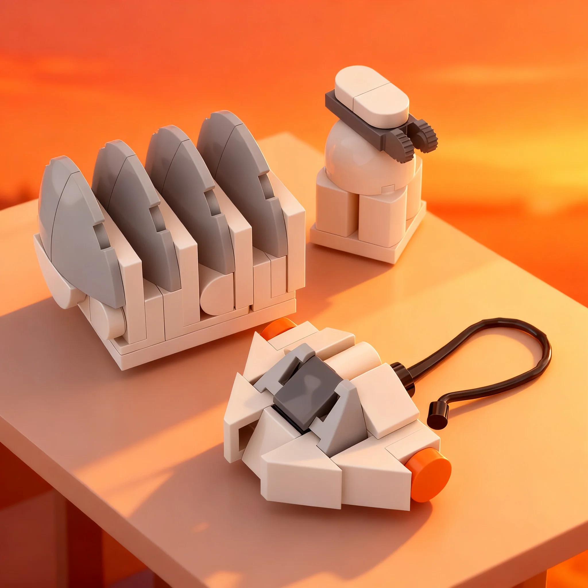 Art Craft Idea - 175pcs MOC Battle Hoth Star Battle