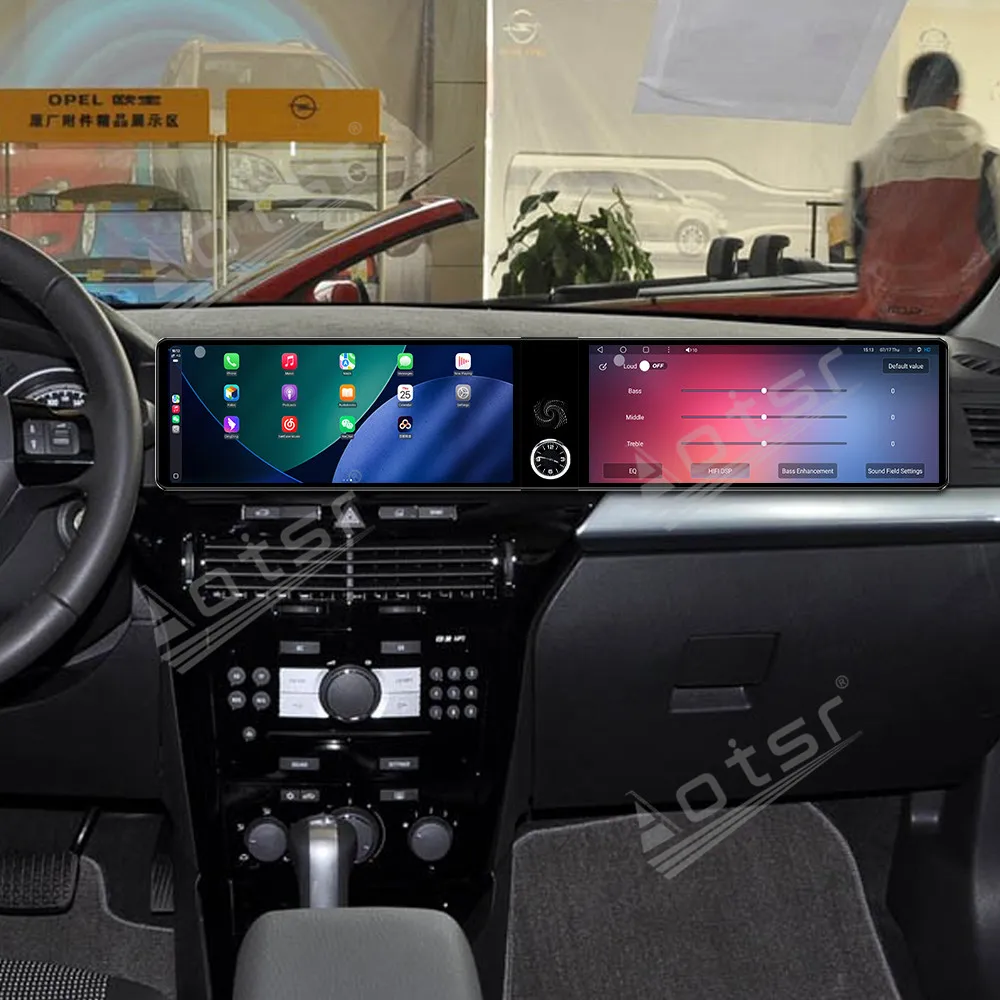 

Для Opel Astra 117 2004~2010: Автомагнитола Android 13 с 8-ядерным процессором, двумя экранами, GPS-навигацией, Carplay и IPS-дисплеем