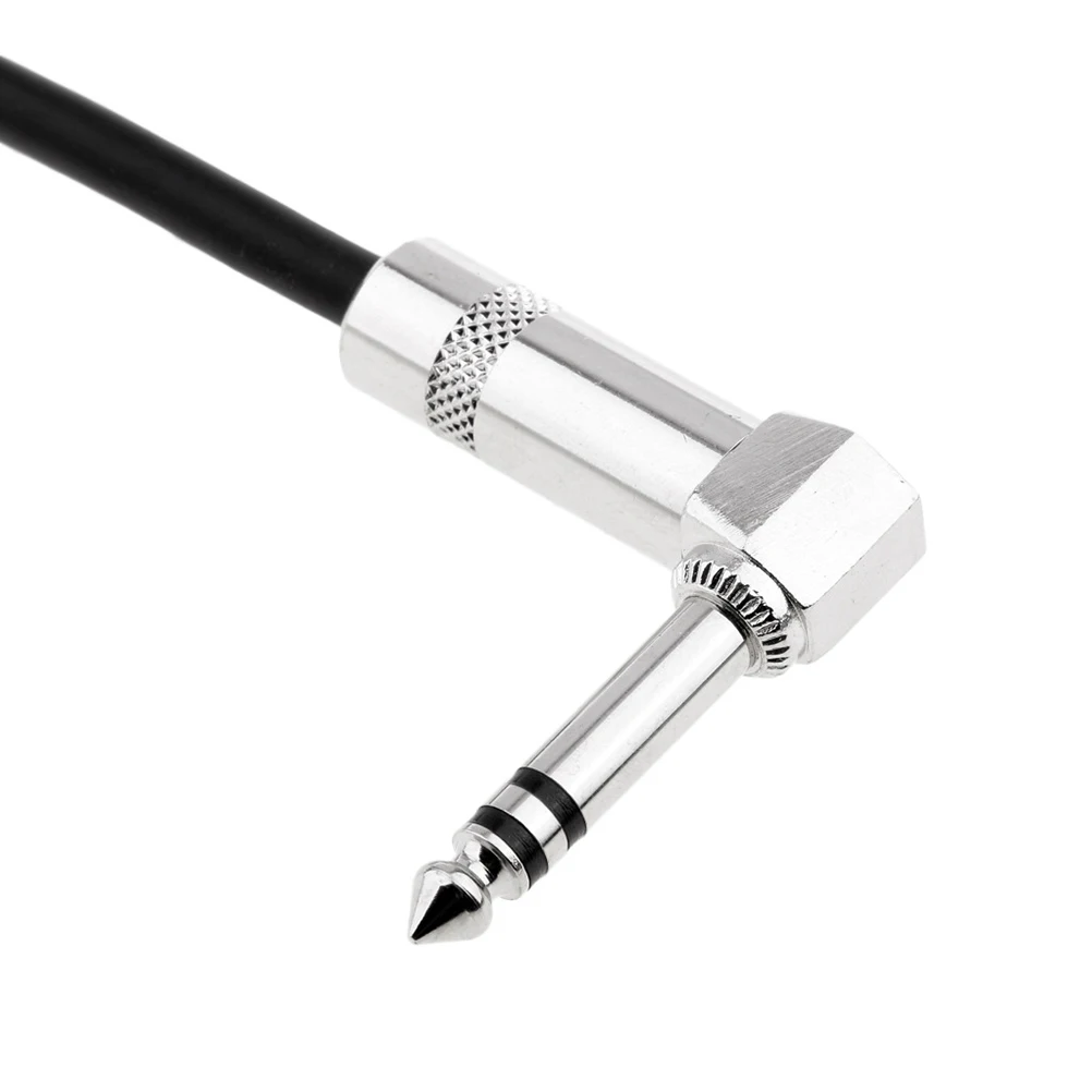

2 PCS Electric Guitar Cable Plug Instrument Extension Cord Connector Speaker Parts Zinc Alloy Accessories