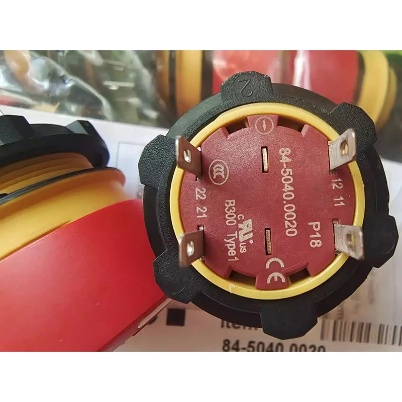 1PC New 84-5020.0020 84-5040.0020 84-5040.0040 Emergency Stop Button Switch 84-5041.2B20 for EAO 84-5140.0020/84-6820.0020A
