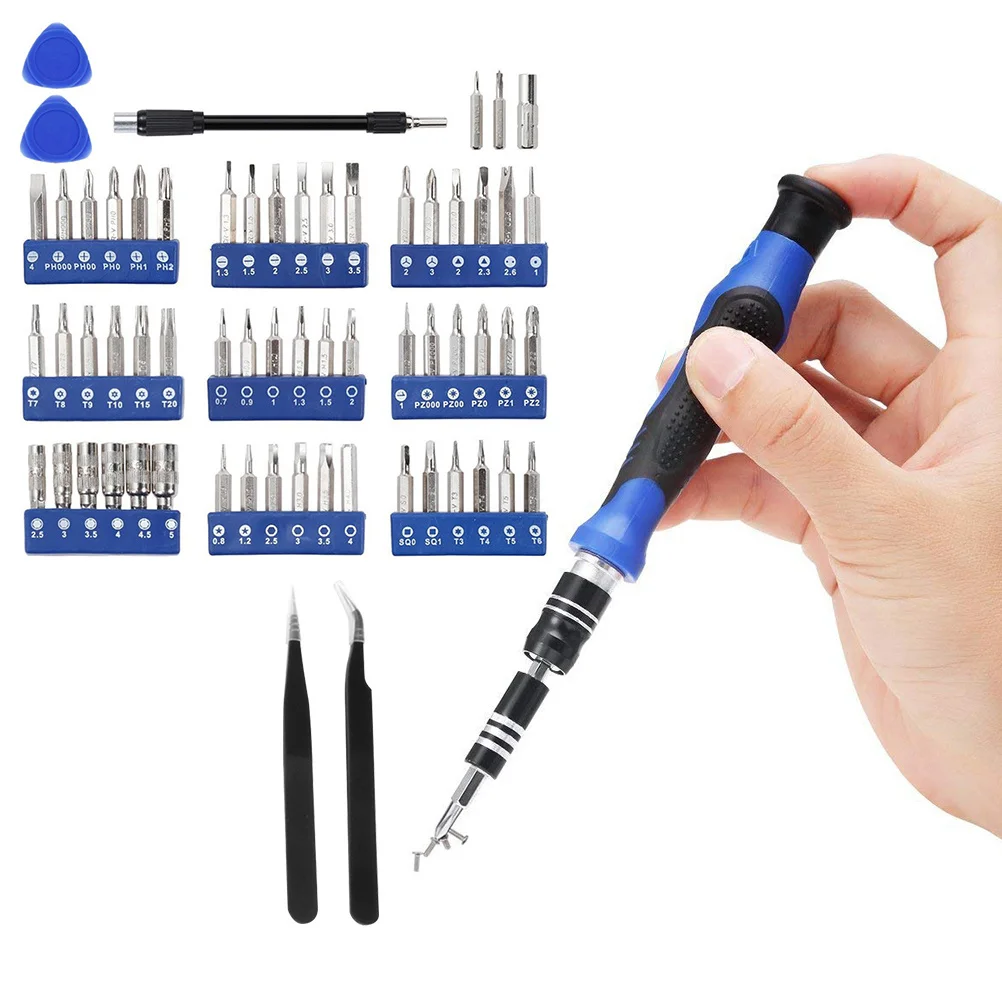 

68 in 1 Precision Screwdriver Set Ergonomic Design Mini Repair Tool Kit for Phone Laptop Tablet Camera Game Console Daily Use