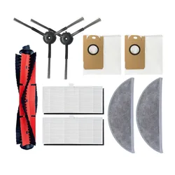 Peças de aspirador robô, Escova principal e lateral, Filtro Hepa, Mop Cloth, Acessórios para sacos de poeira, Xiaomi Lydsto R1, R1A, R1 Pro, S1