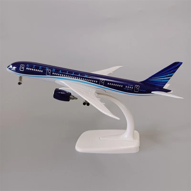 

NEW 19cm Air Azerbaijan Airlines B787 Boeing 787 Airways Plane Model Alloy Metal Diecast Model Airplane Aircraft With Wheels