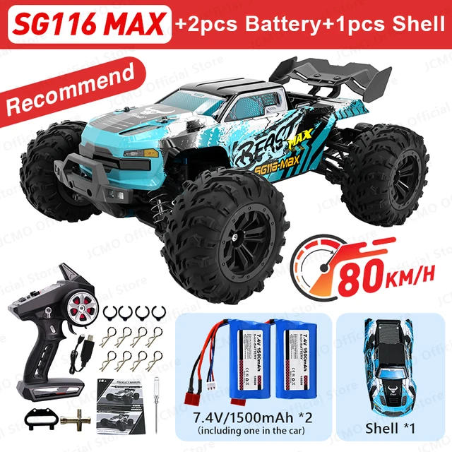 ZLL SG116 MAX RC Car Brushless 4WD RC Car 80KM/H Professional