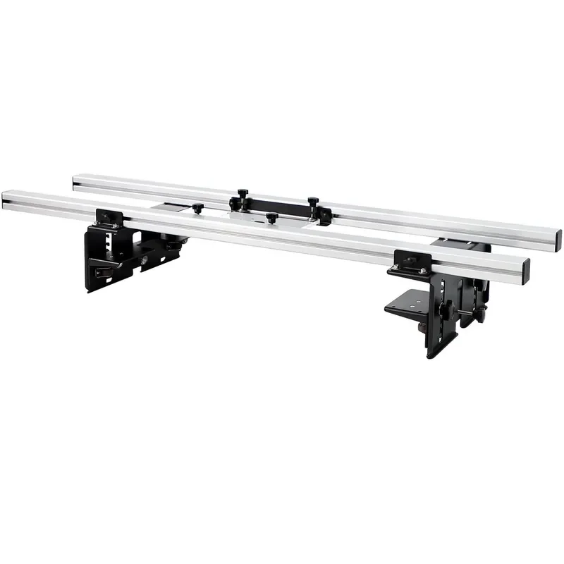 48 Woodworking Planer Trolley Kit 3 Axis Adjustable Slab Flattening Fixture