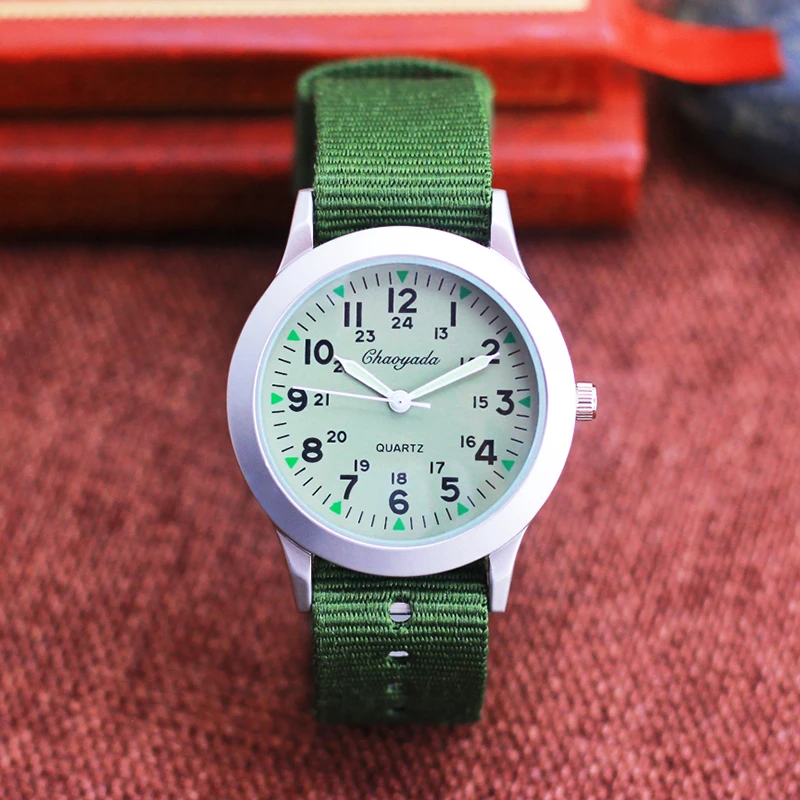 2024 famous brand chaoyada high quality fashion children boys girls students man canvas Breathable Sweat-proof 24hours watches