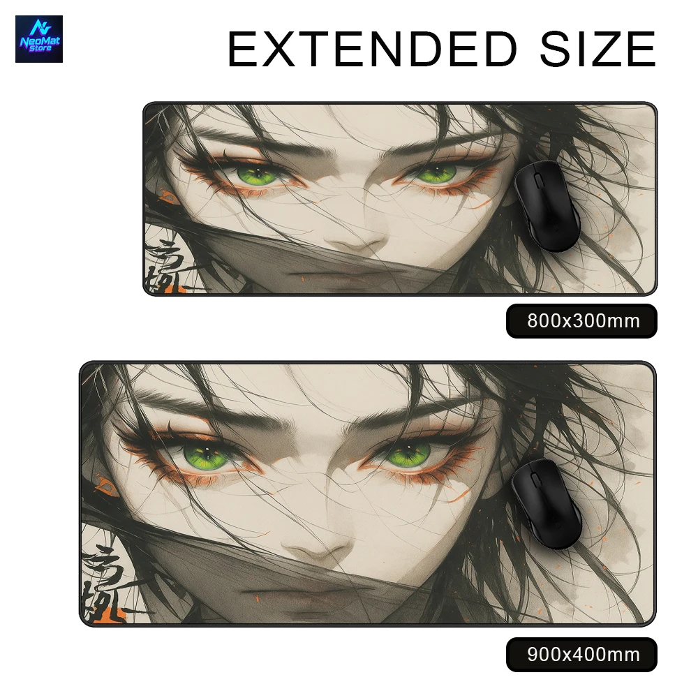 Xxl Anime Girl Mouse Pad 900x400 Gaming Mat Office Layout Gamer Accessory Japanese Computer Keyboard Huge 120 Mouse All Surfaces