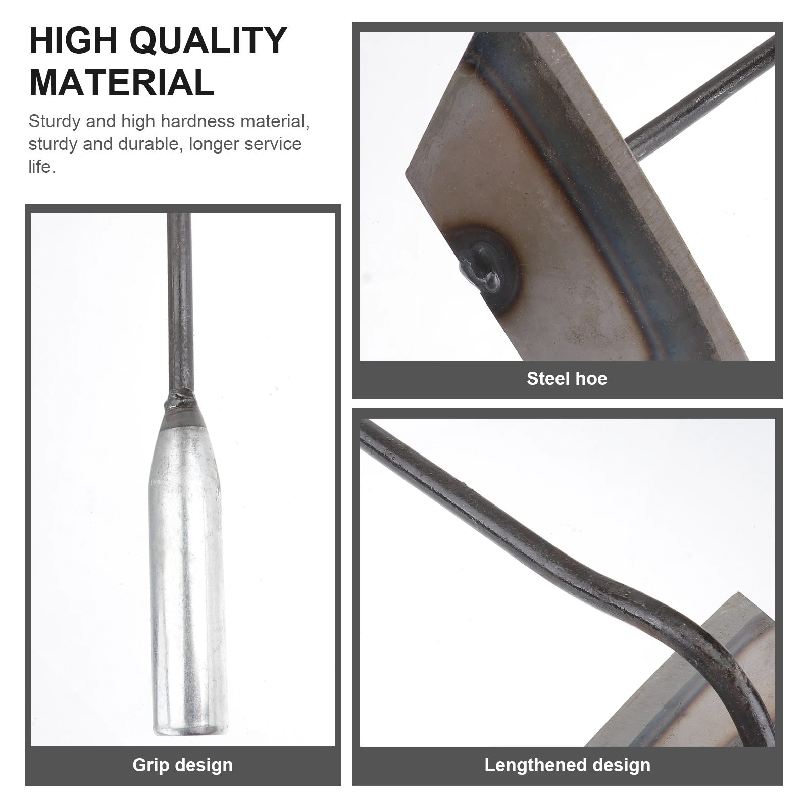 

4 Pcs H Hoes Durable Plowing Tools Gardening Agriculture Planting Soil Child Excavator Portable Hoe Weeding Digging Tool Sturdy