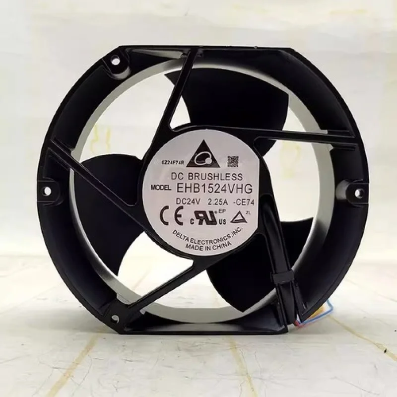 

Y Delta EHB1524VHG 17050 DC24V 2.25A DC24V 17CM 4-Wire Inverter Cooling Fan