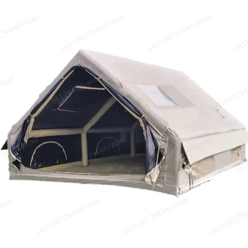 Moisture-proof Portable For Outdoor Camping And Requires Tent 6.3/8-square-meter Inflatable Vinyl Tent Is Windproof Rainproof